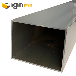 Tubo Cuadrado de Aluminio para Muro Cortina Yijing, 80 mm de Ancho, Aleación 6063 Anodizada, para la Industria de la Construcción y Decoración - Product Image 1