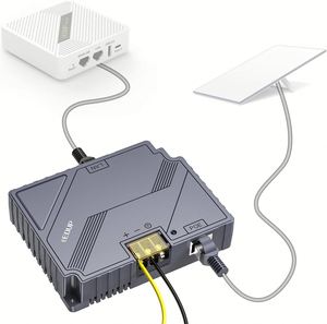 สำหรับ SK0019 150W 2-in-1 GigE PoE Injector ชุดอุปกรณ์โดรนที่เข้ากันได้กับ Starlink พร้อมสาย Dishy ขนาด 24g 99x99x40 มม. สำหรับวัสดุพลาสติก - Product Image 4