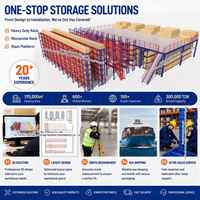 Plateforme de mezzanine en acier à poutres en I de 800 kg par mètre carré, pour entrepôt industriel et stockage