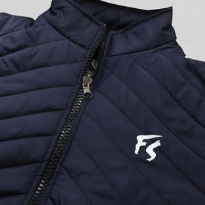 Chaqueta Bomber Reversible Acolchada para Mujer, con Apliques de Flecos de Piel de Oveja Satinada, Plumas, Perlas, Relleno de Poliéster 320g, Personalizada - Product Image 1