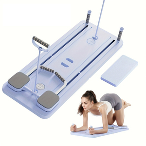 Nhà Có thể gập lại Pilates Board đa chức năng Cải Cách bụng lõi huấn luyện viên a_b con lăn bánh xe tập luyện tập thể dục - Product Image 5