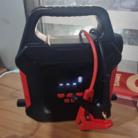 12V Car Portable Emergency Start Power Supply Inflator Battery Charger Car Compressor Pump for Cars/Trucks