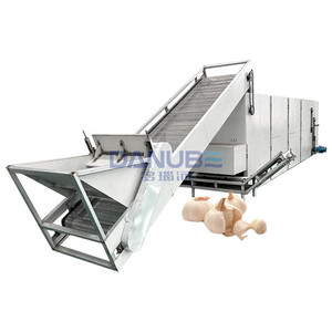 Chaîne de production de séchage à chauffage continu au gaz et pompe à chaleur électrique pour l'ail, machine de séchage de myrtilles, ligne de séchage de fruits - Product Image 1