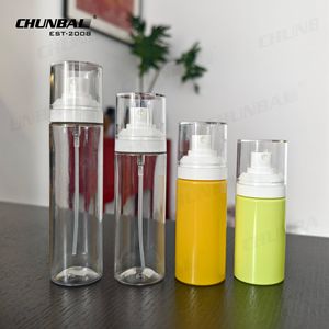 Plástico personalizado 50ml Perfume cabello tónico hidratante tóner naranja claro niebla fina botella de Spray - Product Image 1