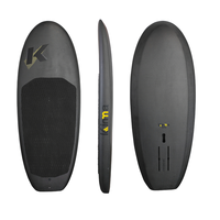 Planche de surf Feuille d'aile Planche rigide en fibre de verre Full Carbon 80L-160L planche de surf wingfoil