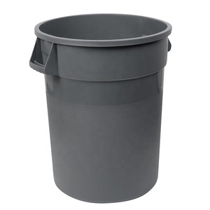 32 gallon Nhà Bếp Thùng Rác Vòng Chất Thải Container Lưu Trữ Bin Công Nghiệp Bánh Thổi Đúc Ngoài Trời Thùng Rác Có Thể Đứng Xô - Product Image 2