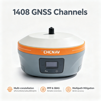جهاز استقبال GNSS RTK متعدد الأنظمة من CHCNAV IBase مع راديو مدمج بقوة 5 واط، مقاوم للماء والغبار بمعيار IP67، معدات مسح للأراضي.