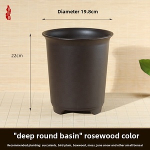 Pot de fleurs en résine épaissie respirant anti-encrochement pour orchidées, plantes vertes et succulentes - Utilisation intérieure, <span class=keywords><strong>balcon</strong></span>, jardin domestique - Product Image 4