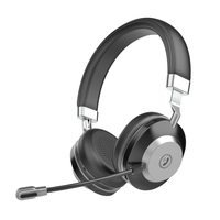 Nouveau casque de travail de bureau de centre d'appels sans fil avec bandeau avec fonction ENC