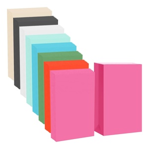 Bolsa <span class=keywords><strong>de</strong></span> Papel Kraft Marrón Colorida Sin Asas para Regalos <span class=keywords><strong>de</strong></span> Comida para Fiestas Escolares, Baby Shower y Cumpleaños - Product Image 2