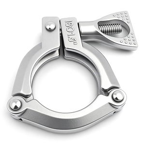 Kẹp vệ sinh inox 304 316L chất lượng cao, loại nặng, ba đoạn, kích thước 2 inch, 3 inch, 4 inch, 5 inch - Product Image 1