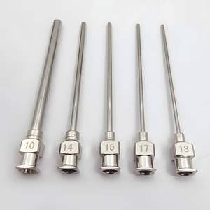 Agujas de Metal de 50 mm (2 Pulgadas) para Dispensar Adhesivo, Boquilla para Jeringa de Pegamento, Cartucho Luer Lock, Puntas de Acero Inoxidable Extra Largas 8G-30G ISO GS - Product Image 6