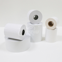 Rouleau Jumbo d'étiquettes codes-barres en papier écologique thermique direct sans doublure pour expédition logistique, adhésif thermofusible permanent, taille personnalisée, haute qualité