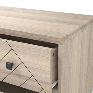 Moderno autoportante soggiorno camera da <span class=keywords><strong>letto</strong></span> gamba in metallo armadio in legno 3 cassetti comò, cassettiera in legno comò - Product Image 4