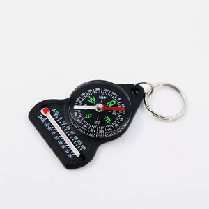 2 trong 1 xách tay cắm trại ngoài trời hướng dẫn Mini Móc Chìa Khóa La Bàn với nhiệt kế - Product Image 5