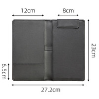 Porte-billets de cuisine en cuir pu de haute qualité, fournitures de produit, restaurant, hôtel, nouveau