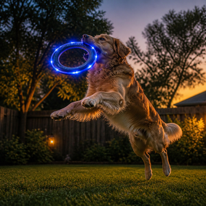 Disco <span class=keywords><strong>Volante</strong></span> da Allenamento Outdoor Leggero e Impermeabile con Illuminazione Automatica a 14 LED Anello <span class=keywords><strong>Volante</strong></span> in Gomma Morbida per Giochi Sportivi in Spiaggia e Giardino - Product Image 5