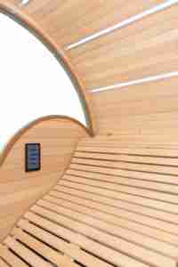 Thiết kế hiện đại rắn gỗ buồng oxy với hồng ngoại xa và máy tính bảng điều khiển - Product Image 4