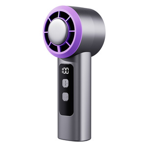 Mini ventilador portátil recargable sin aspas con pantalla digital y efecto de enfriamiento con hielo para uso en exteriores - Product Image 2