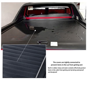 ฝาปิดกระบะรถบรรทุกแบบแข็งพับเก็บได้4x4ฝาม้วนอลูมิเนียมกันน้ำสำหรับ Toyota สำหรับ HILUX Revo - Product Image 4