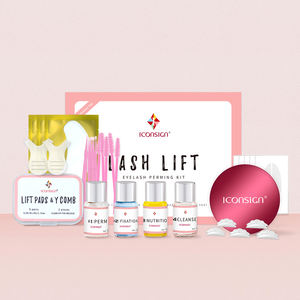 Iconsign Kit Profesional de Lifting y Laminación de Pestañas con Queratina, Rizador de Pestañas, Bálsamo Adhesivo para Permanente de Pestañas - Product Image 1