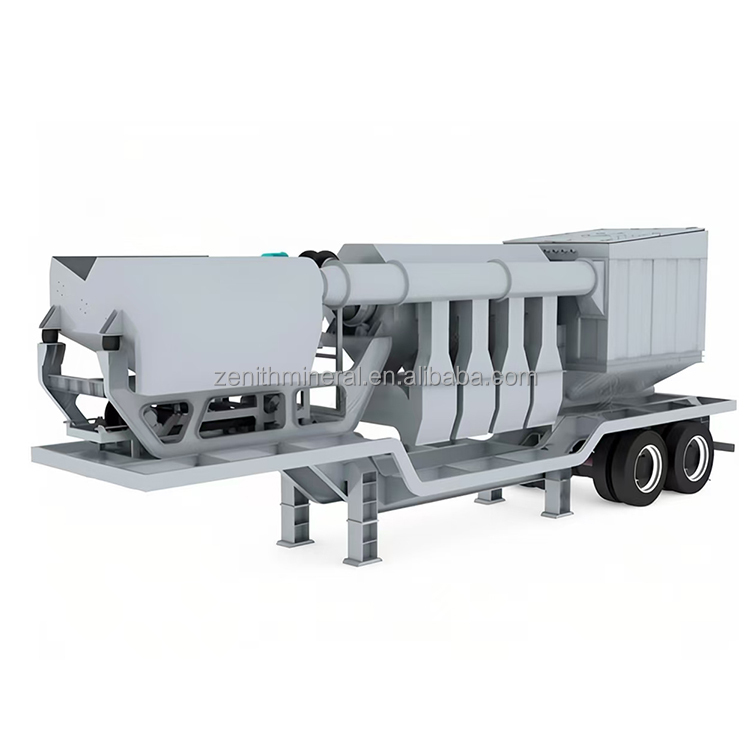 Small Continuous Centrifugal Concentrator for Dry