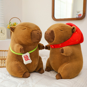 Bán sỉ Fluffy Brown pufferfish bé và rùa ba lô của kích cỡ khác nhau, dễ thương chất béo pufferfish đồ chơi sang trọng - Product Image 6