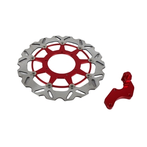 Piezas de rueda de motocicleta de alto rendimiento RMZ 250 450, sistema de freno de Control de Color amarillo, disco de freno delantero de 320mm - Product Image 4