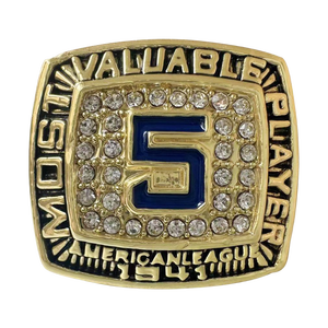 1941 Hall of Fame de la Major League <span class=keywords><strong>Baseball</strong></span> No. Boîte cadeau en bois personnalisée 5 Joseph Paul DiMaggio <span class=keywords><strong>Yankees</strong></span>, bague de championnat personnalisée - Product Image 2