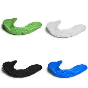 Protezione per adulti e bambini paradenti memory style EVA colorful slim flat boxing mouth guard sports mouth guard