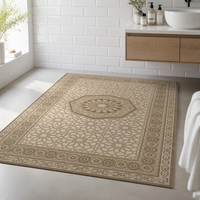 Tapis d'intérieur personnalisé réversible antidérapant en fourrure shaggy, fabriqué à la machine, en acrylique, pour usage domestique et commercial