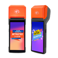 Terminal POS Android con Pago sin Contacto NFC e Impresora de 58 mm para Entregas R330 Plus