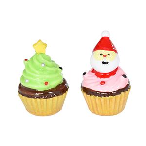Adornos Navideños de Resina de Alta Calidad con Forma de Santa Claus para Cupcakes, Mini Regalos, Decoraciones para Pasteles de Cumpleaños, Adornos de Escritorio - Product Image 1