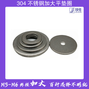 S304 Stainless Steel Flat <b>Washers</b> M4 M5 M6 Thickened Polished Round <b>Washers</b> For Hardware Assembly - Product Image 3