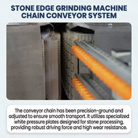 Machine de polissage verticale haute précision à 14 têtes pour le profilage et la façonnage de dalles de pierre de quartz et de pierre frittée