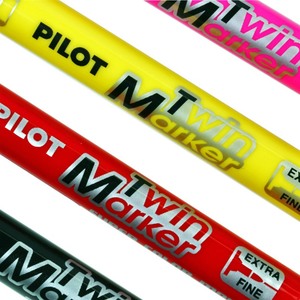 Marcadores SCA TM TWIN MARKER al por Mayor, a Base de Aceite, 12 Colores, Doble Punta, Extra Fino - Product Image 5