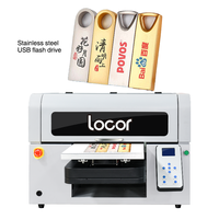 Locor fabricación A3 UV Led impresora plana Plotter UV cama plana Imprimante Uv impresora plana máquina de impresión