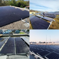 Systèmes de montage solaire à ballast pour toits plats résistants au vent (60 m/s) – Supports de montage photovoltaïque au sol en aluminium