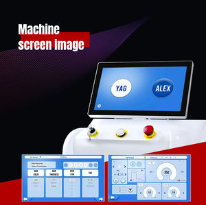 2024 láser de Alejandrita Nd YAG pulsado largo 755nm 1064nm máquina de Alejandrita láser de terapia láser de doble onda - Product Image 4