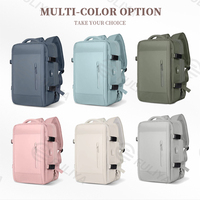 Sac à dos de randonnée extérieur personnalisé Fuliya, grand sac de voyage convertible pour avion, sac à dos pour ordinateur portable féminin pour le bureau