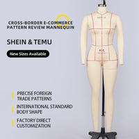 Maniquí Femenino de Fibra de Vidrio de Cuerpo Completo con Diseño Desmontable para Modelos de Prueba