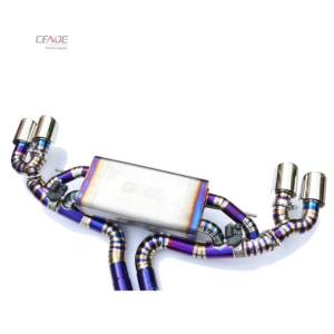 ระบบท่อไอเสียไทเทเนียมและสแตนเลสแบบ Roar สำหรับรถปอร์เช่ 958 958.2 <span class=keywords><strong>Cayenne</strong></span> E3 3.0T 3.6L 4.8T S Hybrid - Product Image 6