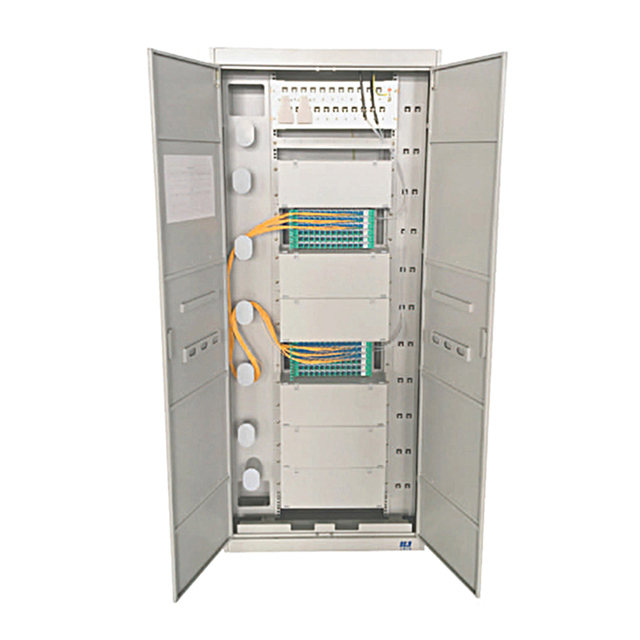 FTTH 19 Inch Outdoor Odf Telecom Cross Connect Base Station Fiber Optic Frame Cabinet