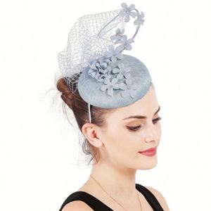 Nuevo Sombrero de Moda para Mujer, de Malla de Cáñamo, Estilo Vintage, para Eventos Sociales, Accesorios para el Cabello, Sombrero para Fiesta del Té, Clip para el Cabello, Sombreros Fascinantes para Damas - Product Image 4
