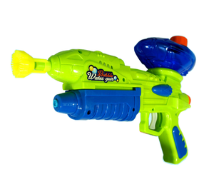 Pistola a bolle d'acqua giocattolo 2 in1 soffiatore manuale estivo 2 in 1 pistola a bolle di sapone giocattolo e pistola ad acqua - Product Image 1