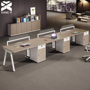 โต๊ะทำงานสำนักงานแบบโมดูลาร์ 4-<span class=keywords><strong>6</strong></span> ที่นั่ง ดีไซน์ทันสมัย สำหรับอาคารสำนักงาน - Product Image 6