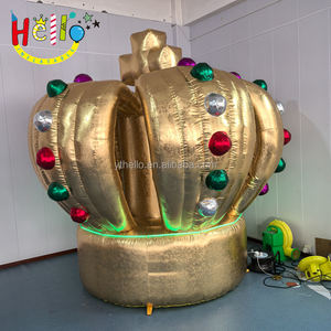 Modèle de couronne d'empereur romain gonflable personnalisé et luxueux, activité publicitaire, ballon de couronne gonflable - Product Image 1