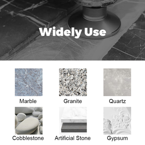 Meule diamantée pour granit, marbre, brasage sous vide polyvalent, outils abrasifs à bord de tête semi-circulaire - Product Image 6