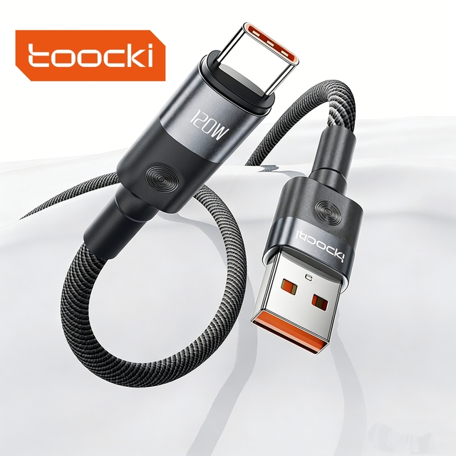 Toocki  120W Fast Charging Cable 480Mbps Data Transmission Reinforced Joint Design for Xiaomi Daily Charging
