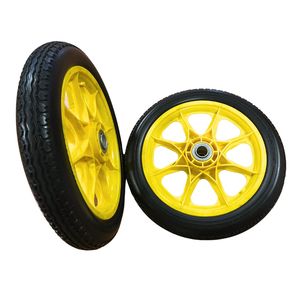 Pneu et roue solides en mousse PU sans plat de 12x2 pouces pour chariot de camion de chariot à main de <span class=keywords><strong>brouette</strong></span> d'outil de jardin - Product Image 2